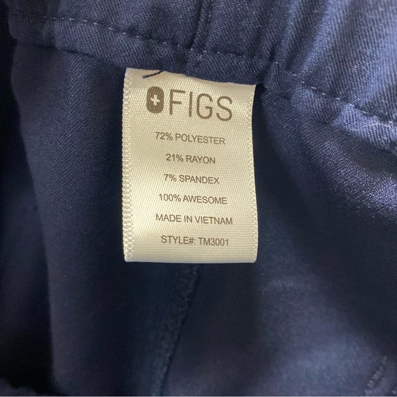 Figs Medical Scrub Bottoms Women’s Bundle Of 2 Navy Blue Pants Size Medium - Picture 11 of 16